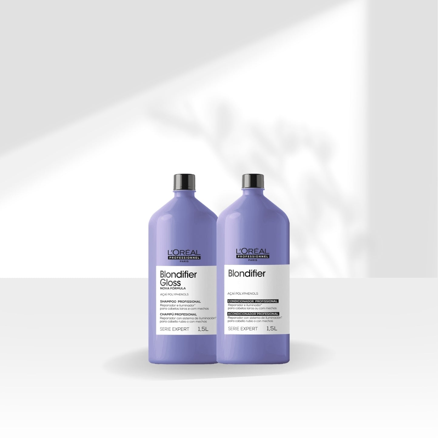 Kit Loreal Blondifier Gloss Shampoo + Condicionador 1,5L