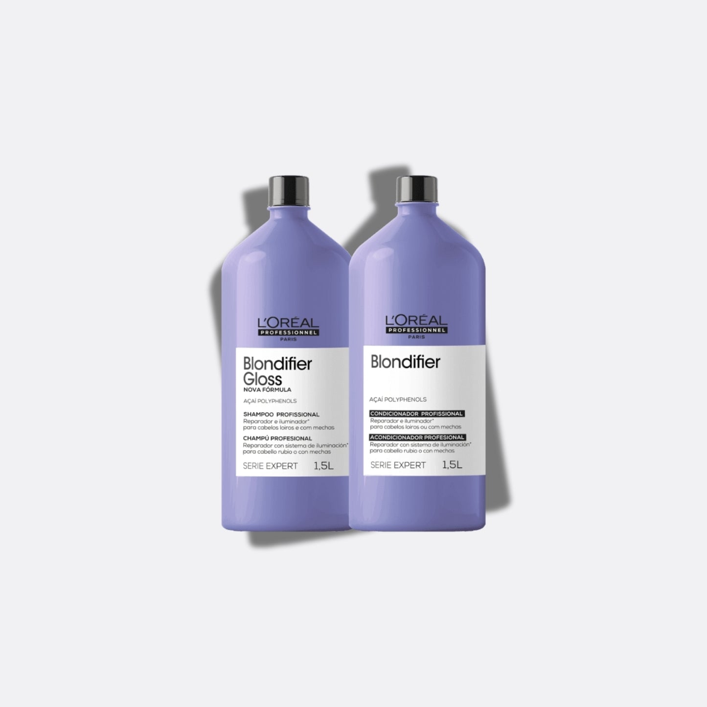 Kit Loreal Blondifier Gloss Shampoo + Condicionador 1,5L
