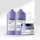 Kit Loreal Blondifier Gloss Shampoo + Condicionador 1,5L + Máscara 500 g