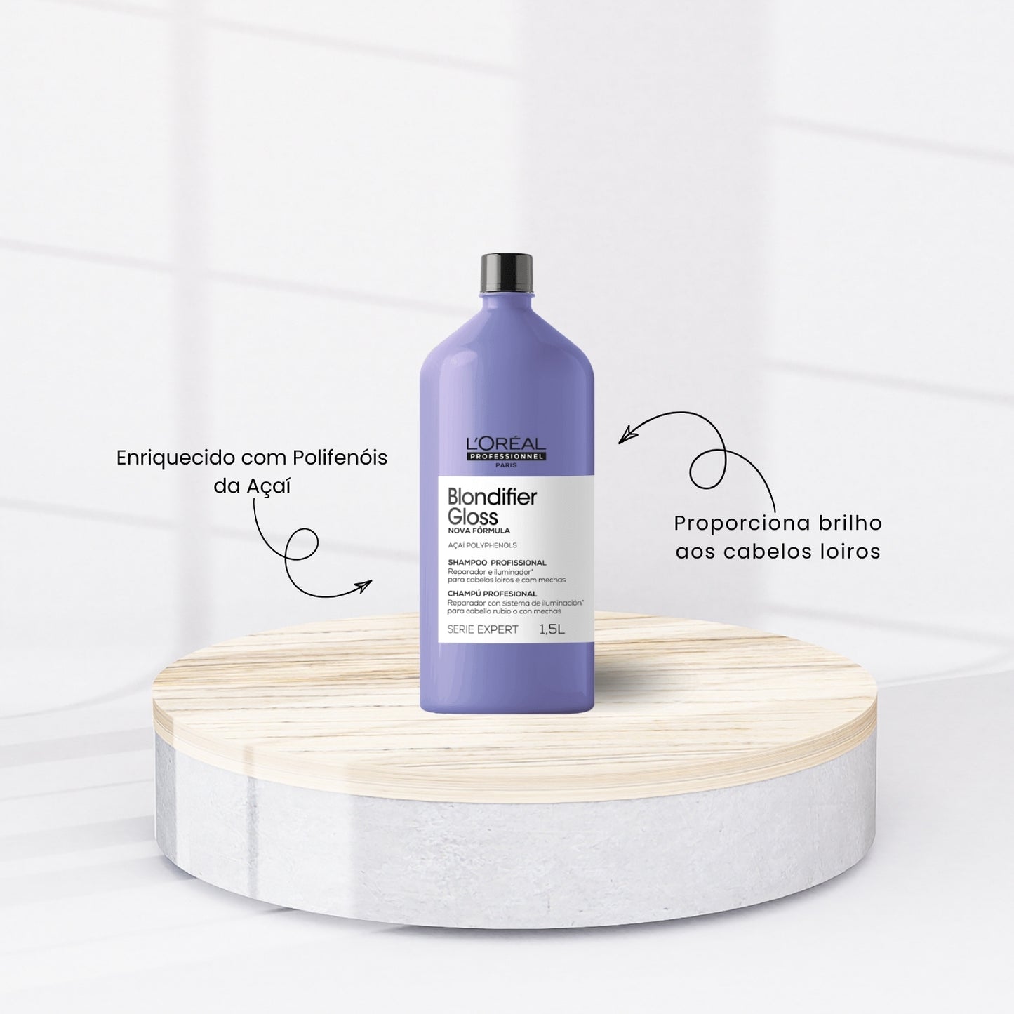 Shampoo Loreal Blondifier Gloss 1,5L