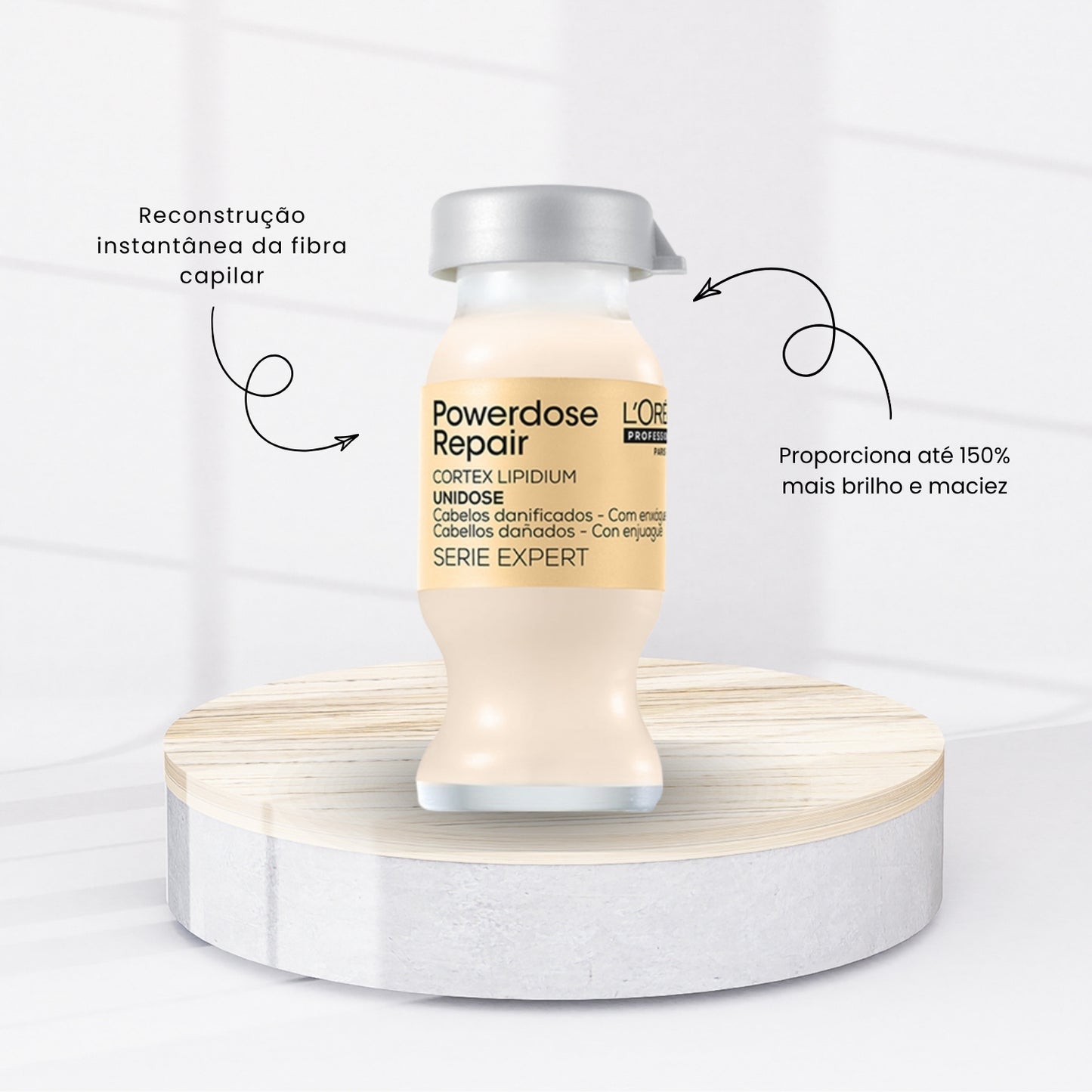Kit Loreal Absolut Repair Lipidium Ampola (3 X 10 ml)