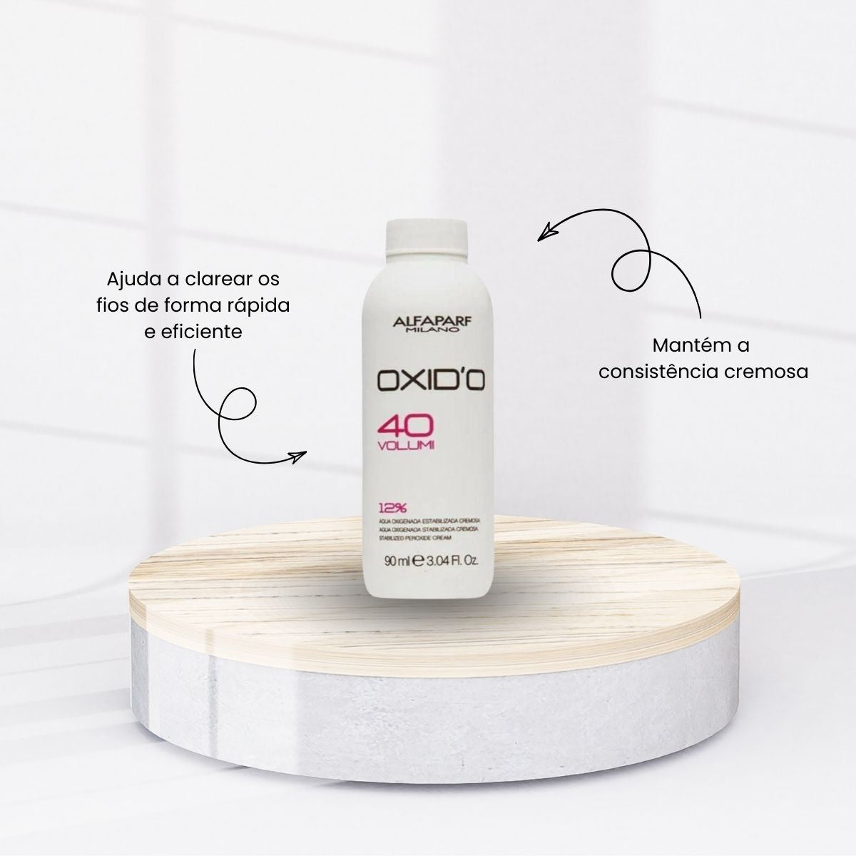 Agua Oxigenada Alfaparf Ox 90 ml 40 Volumes