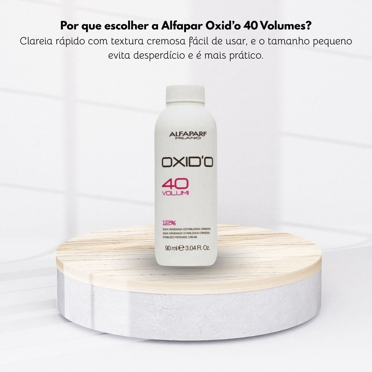 Agua Oxigenada Alfaparf Ox 90 ml 40 Volumes