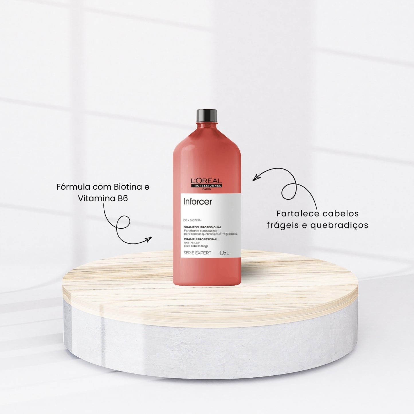Shampoo Loreal Inforcer 1,5L