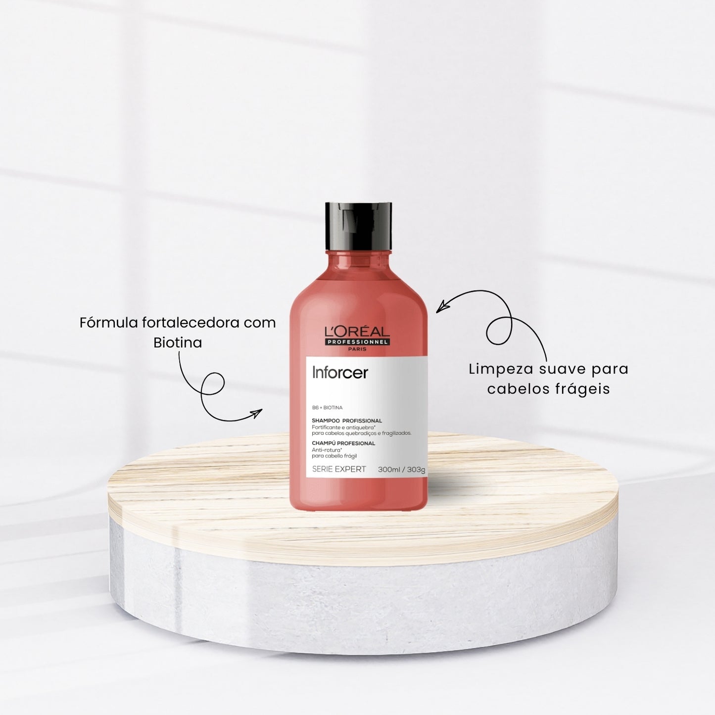 Shampoo Loreal Inforcer 300 ml