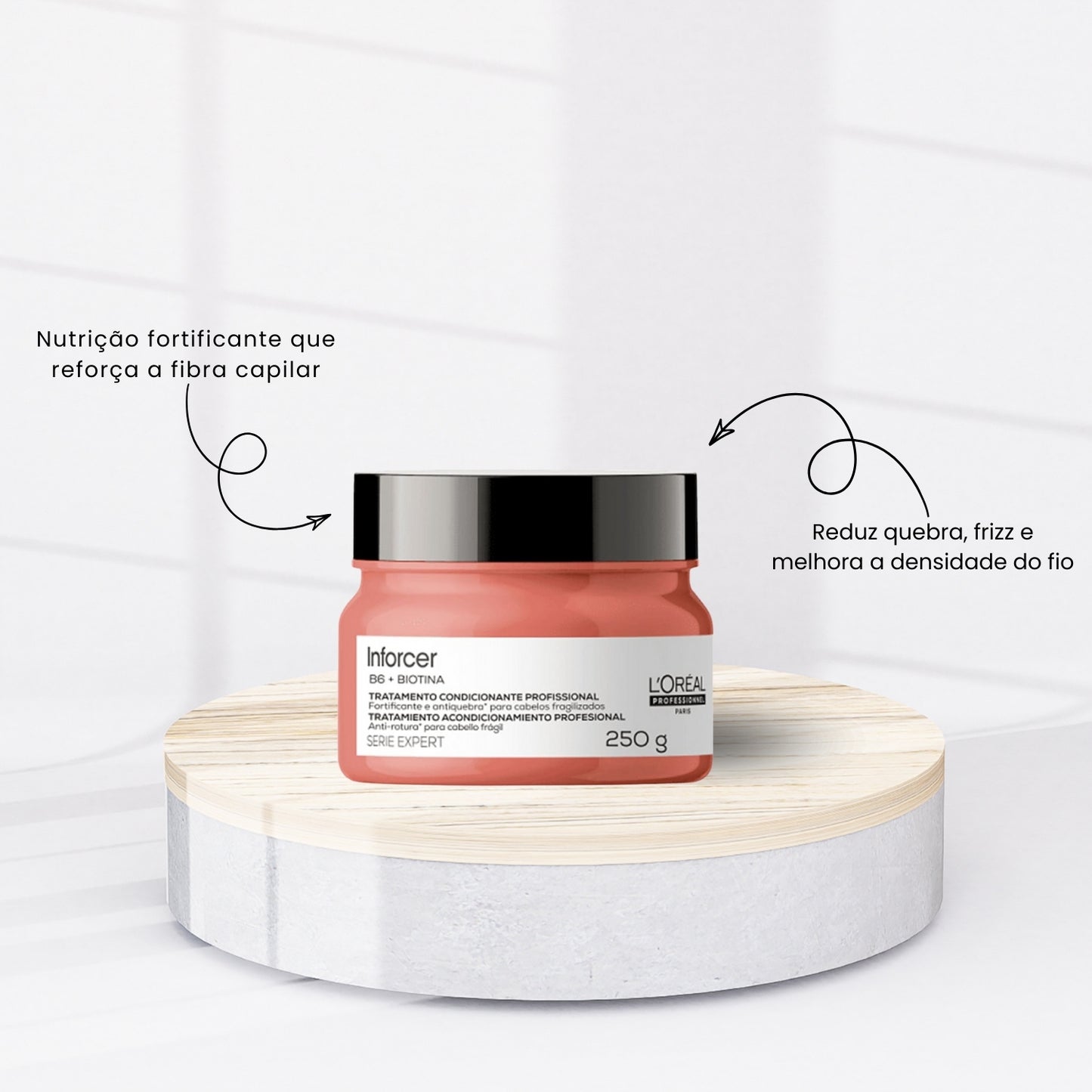 Máscara Loreal Inforcer 250 ml