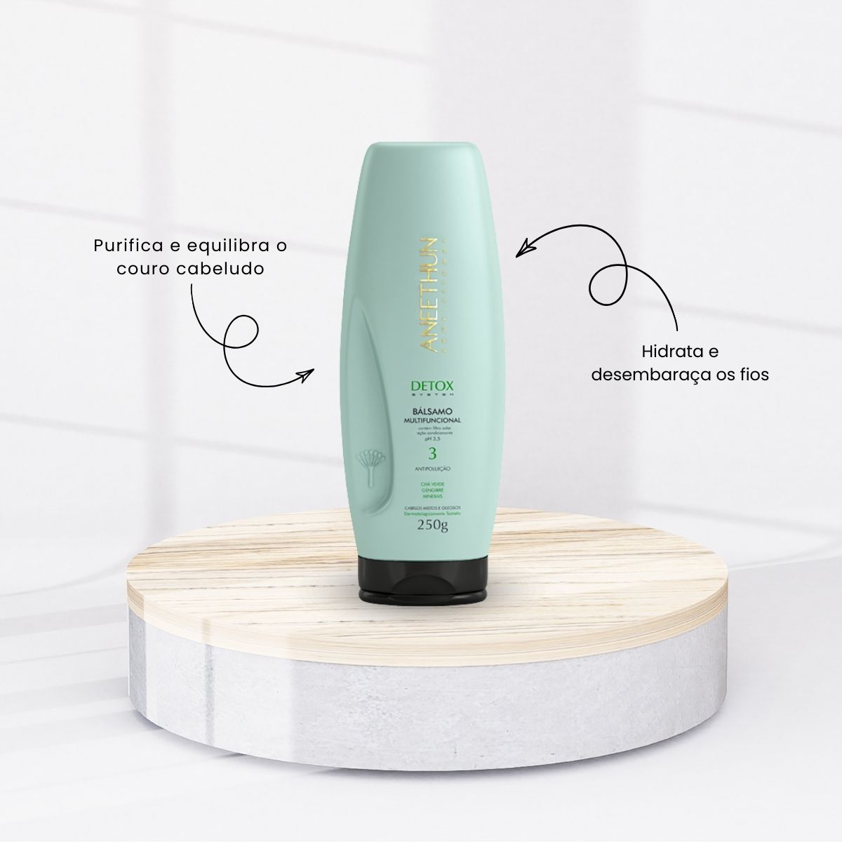Kit Aneethun Detox Shampoo 300 ml + Bálsamo 250 g