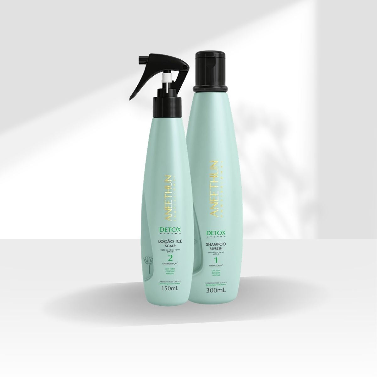 Kit Aneethun Detox Shampoo 300 ml + Loção Ice Scalp 150 ml