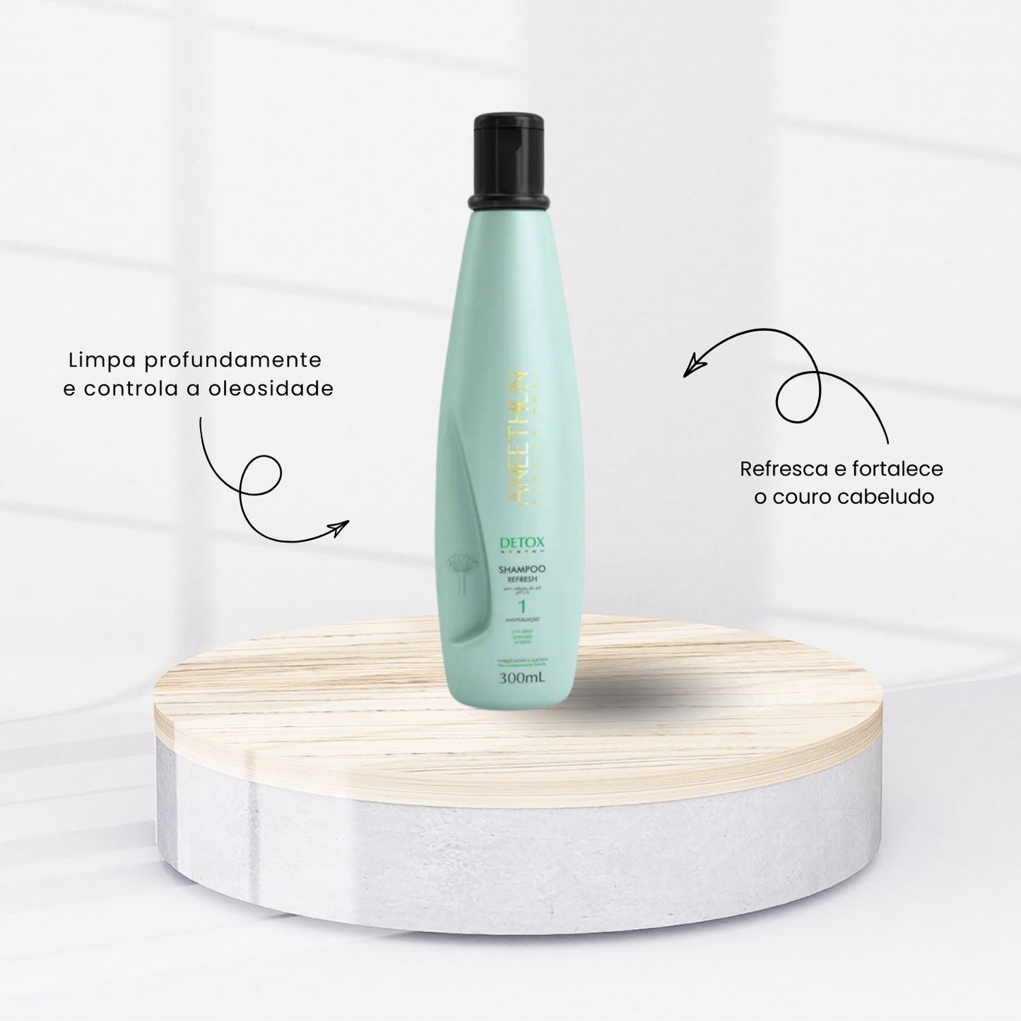 Kit Aneethun Detox Shampoo 300 ml + Loção 150 ml + Bálsamo 250 g