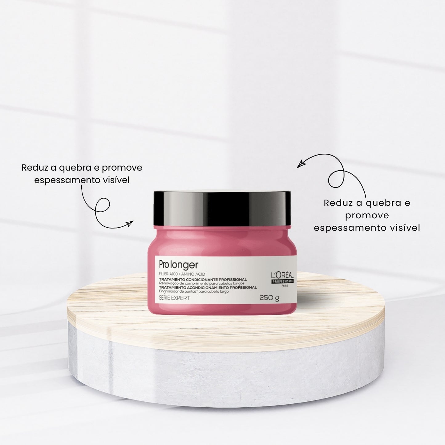 Máscara Loreal Pro Longer 250 g