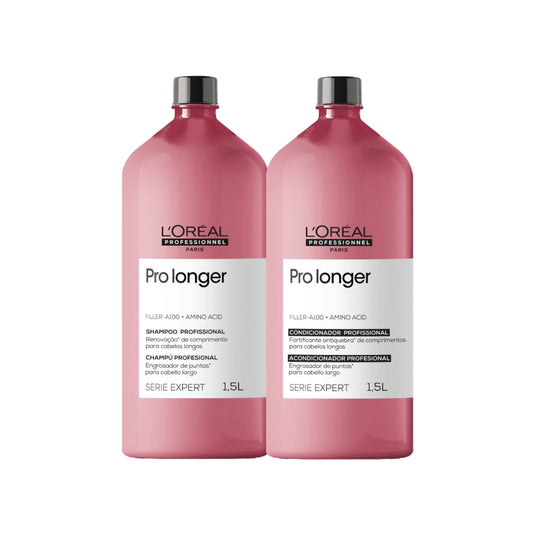 Kit Loreal Pro Longer Shampoo 1500 ml + Condicionador 1500 ml
