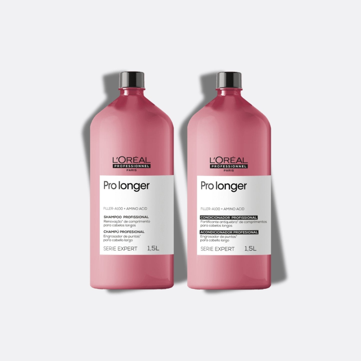 Kit Loreal Pro Longer Shampoo 1500 ml + Condicionador 1500 ml