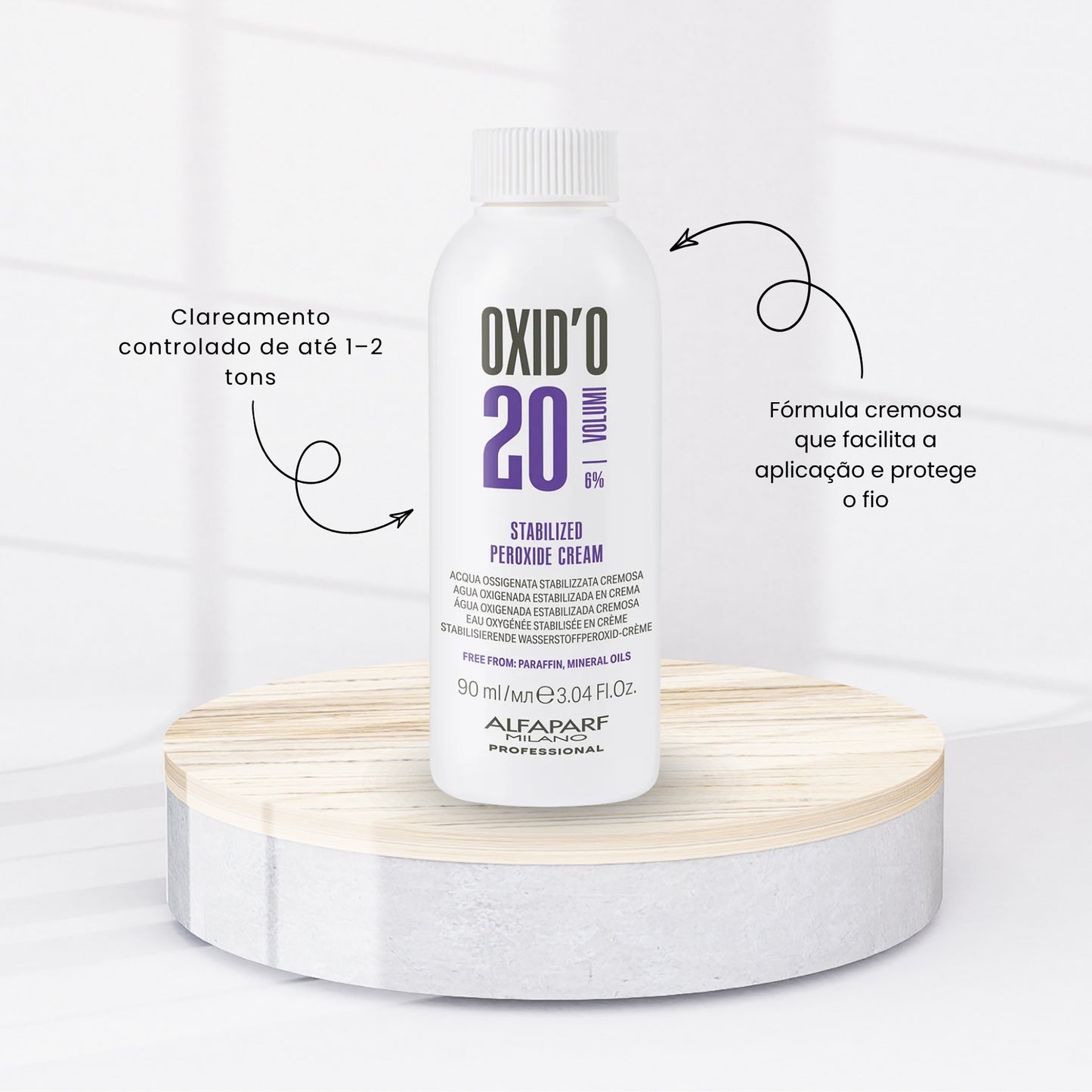 Agua Oxigenada Alfaparf Ox 90 ml 20 Volumes