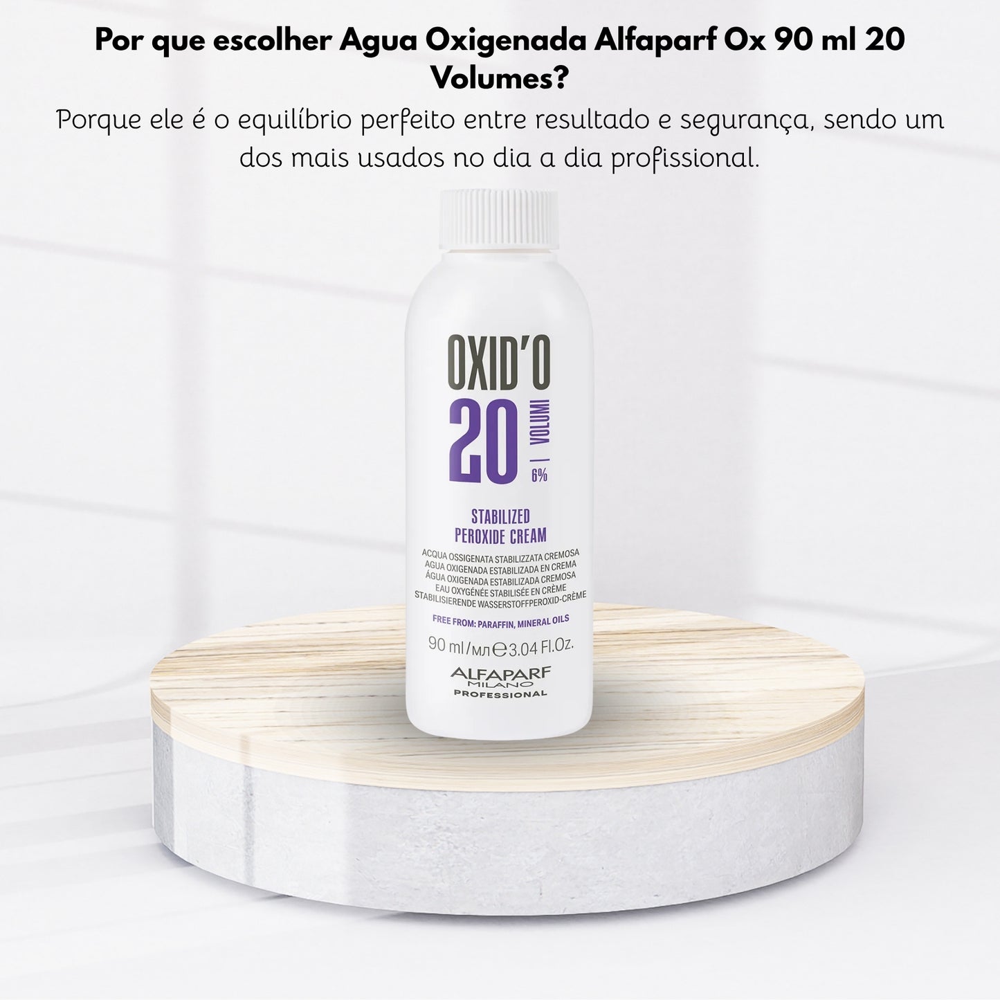Agua Oxigenada Alfaparf Ox 90 ml 20 Volumes