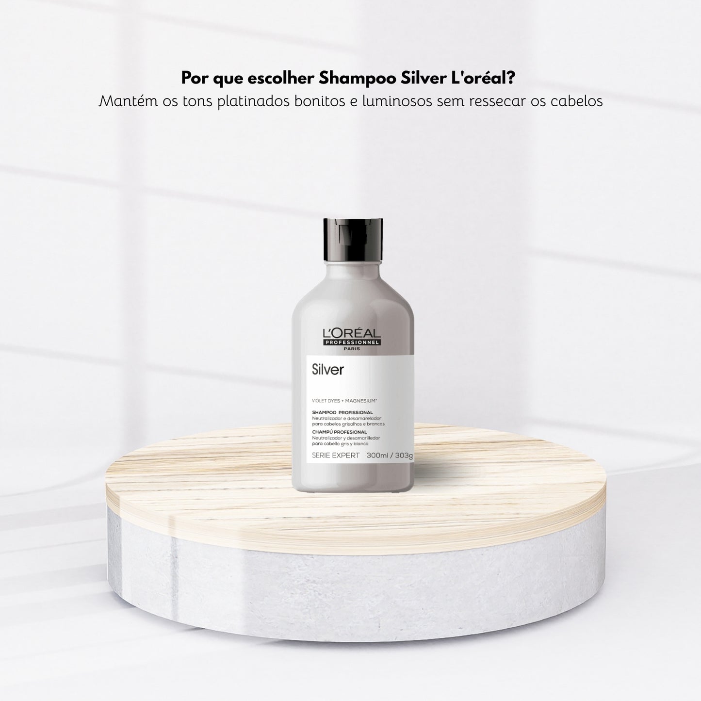 Shampoo Loreal Silver Silver 300 ml