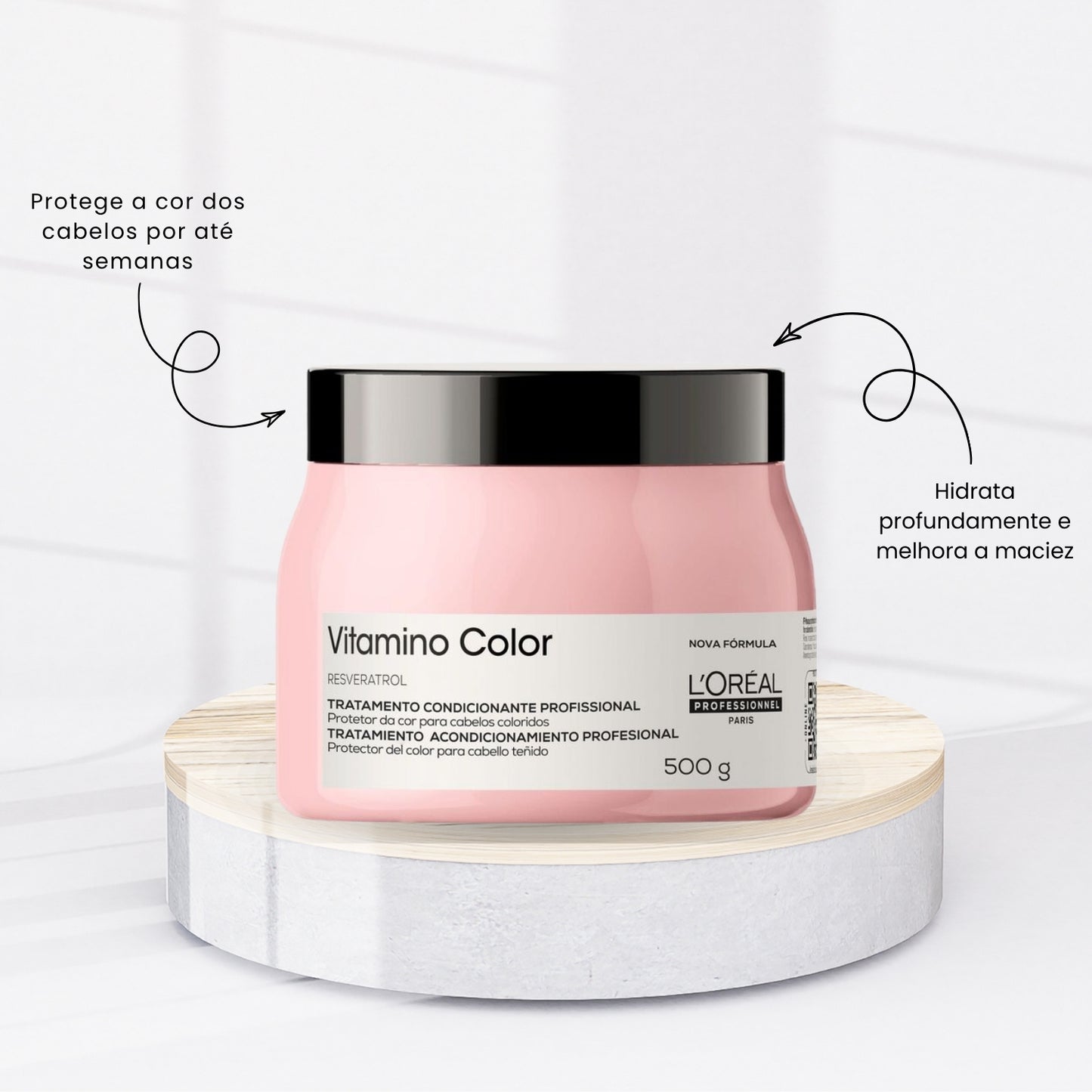 Máscara Loreal Vitamino Color 500 g