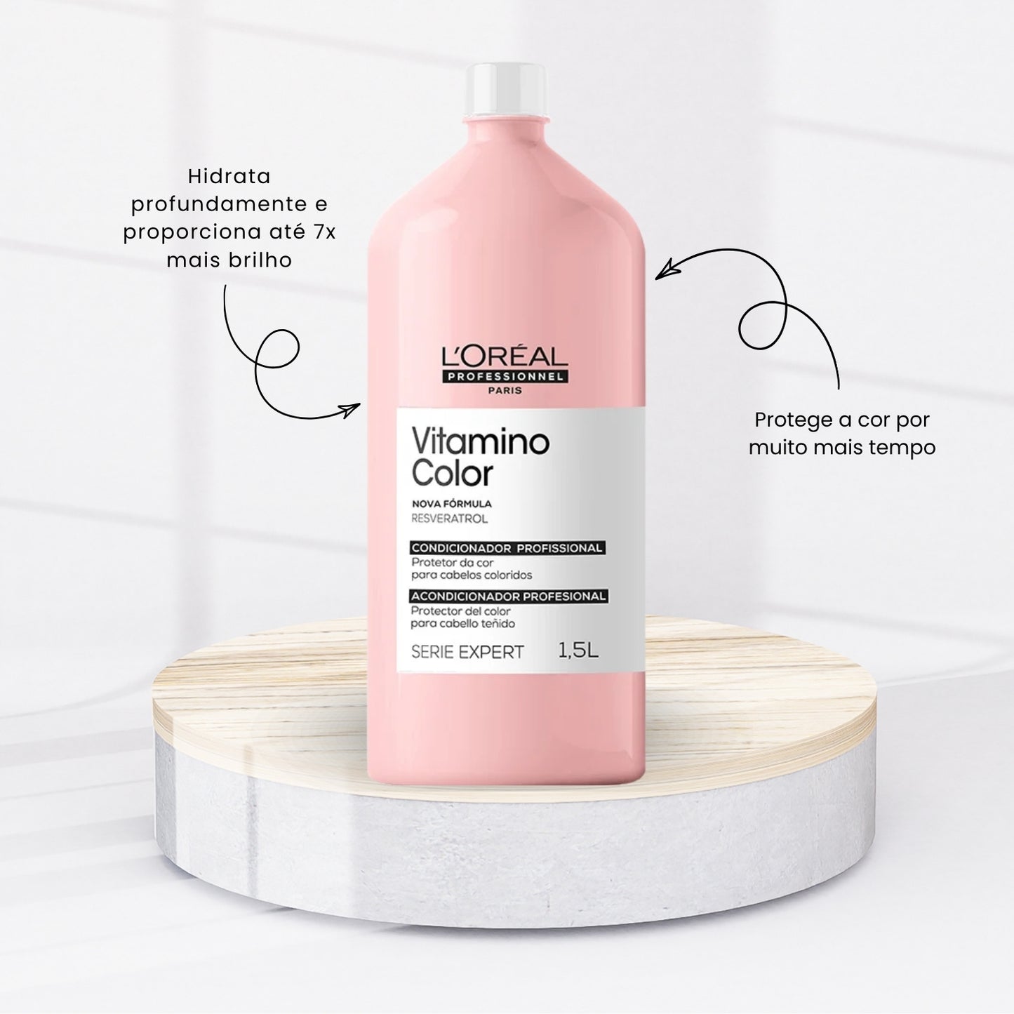 Kit Loreal Vitamino Color Shampoo + Condicionador 1,5L