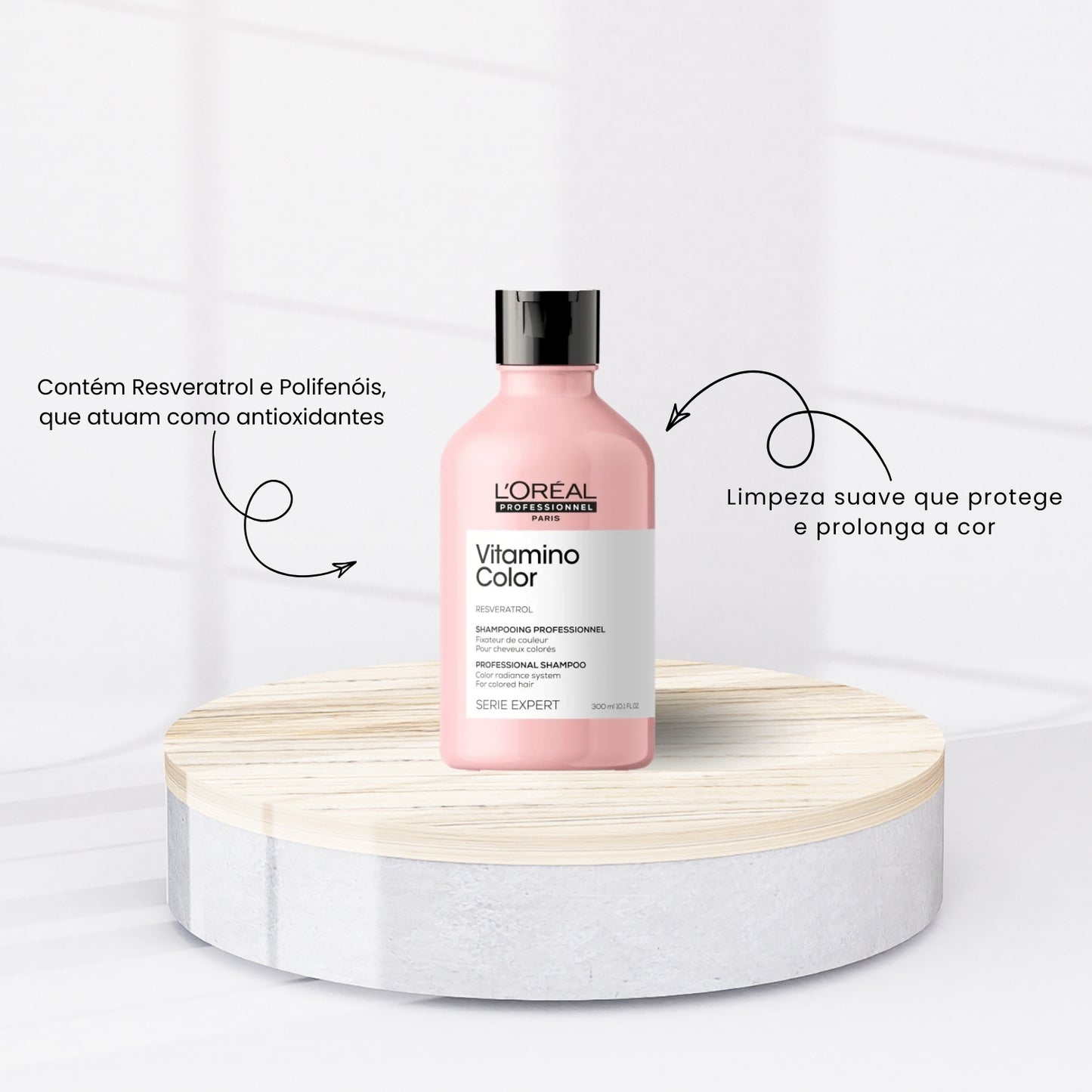 Kit Loreal Vitamino Color Shampoo 300 ml + Condicionador 200 ml
