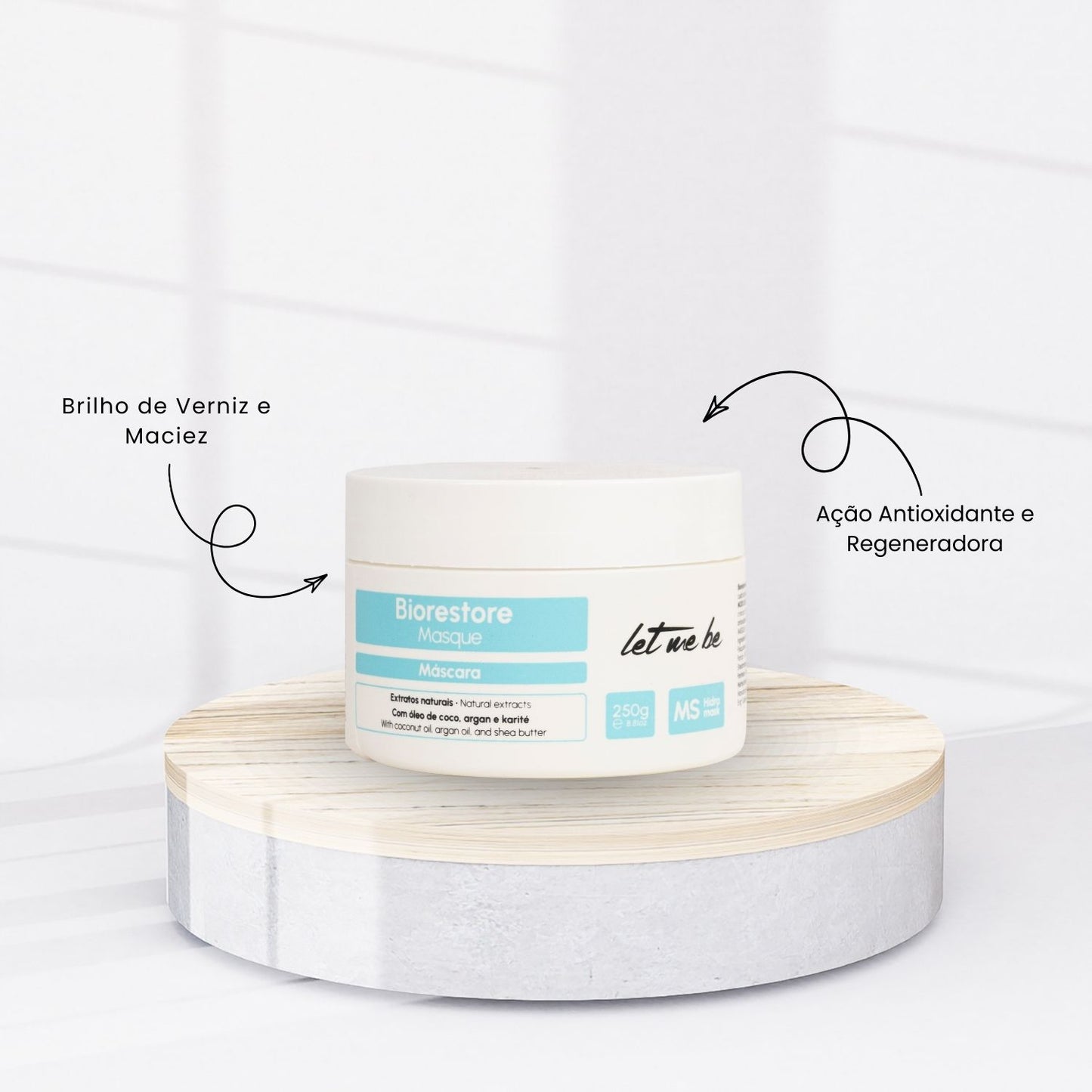 Máscara Let Me Be Biorestore 250 g
