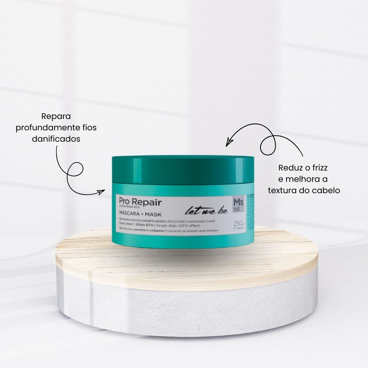 Botox Capilar Capilar Let Me Be Pro Repair Ultra Mask Realinhamento Capilar 250 g