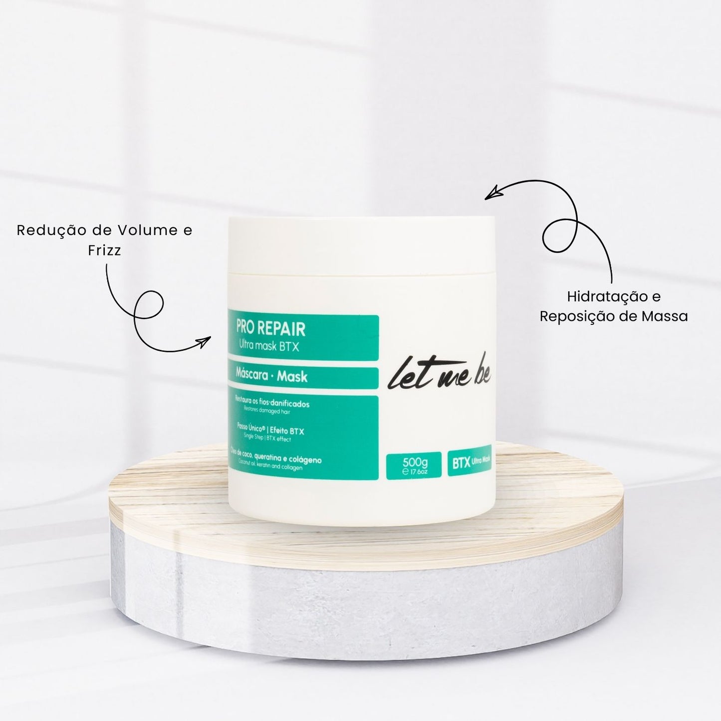 Botox Capilar Capilar Let Me Be Pro Repair Ultra Mask Realinhamento Capilar 500 g