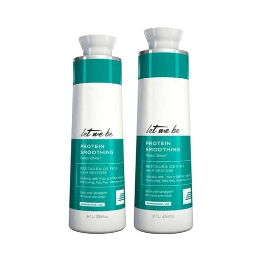 Kit Let Me Be Smoothing Treatment Escova Progressiva 2 x 1 Litro
