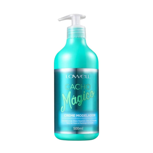 Ativador de Cachos Lowell Cacho Mágico Creme para Cabelo Cacheado 500 ml