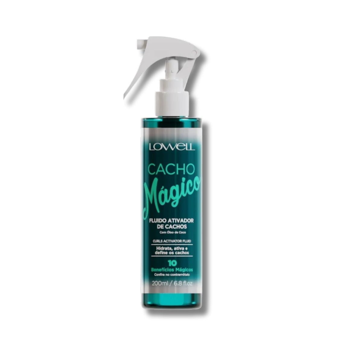 Ativador de Cachos Lowell Cacho Mágico Fluído para Cabelo Cacheado 200 ml