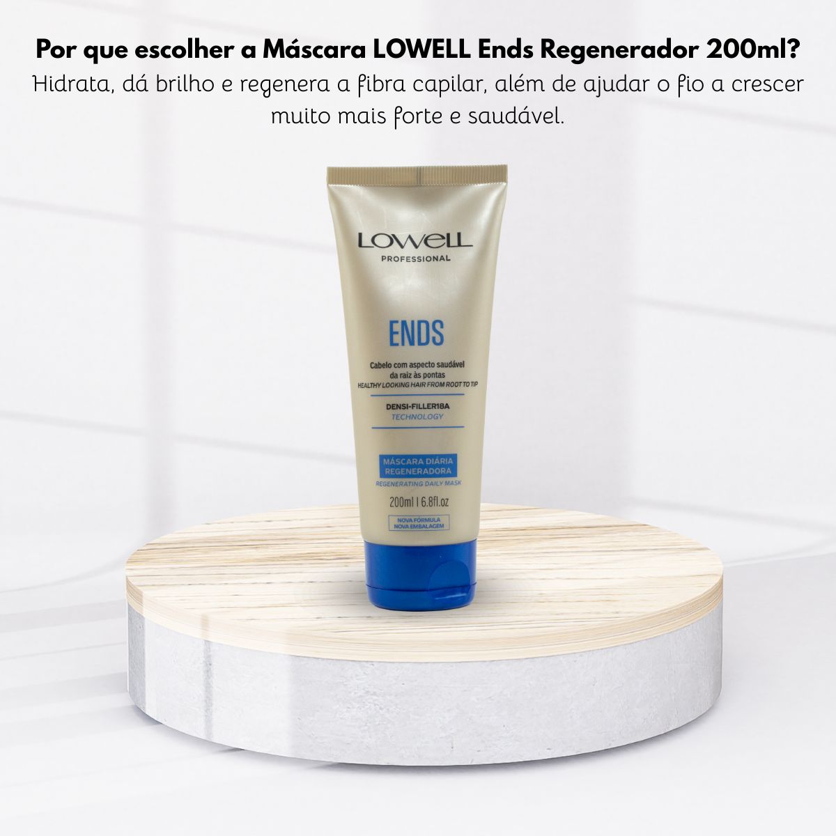 Máscara Lowell Ends Regeneradora 200 ml