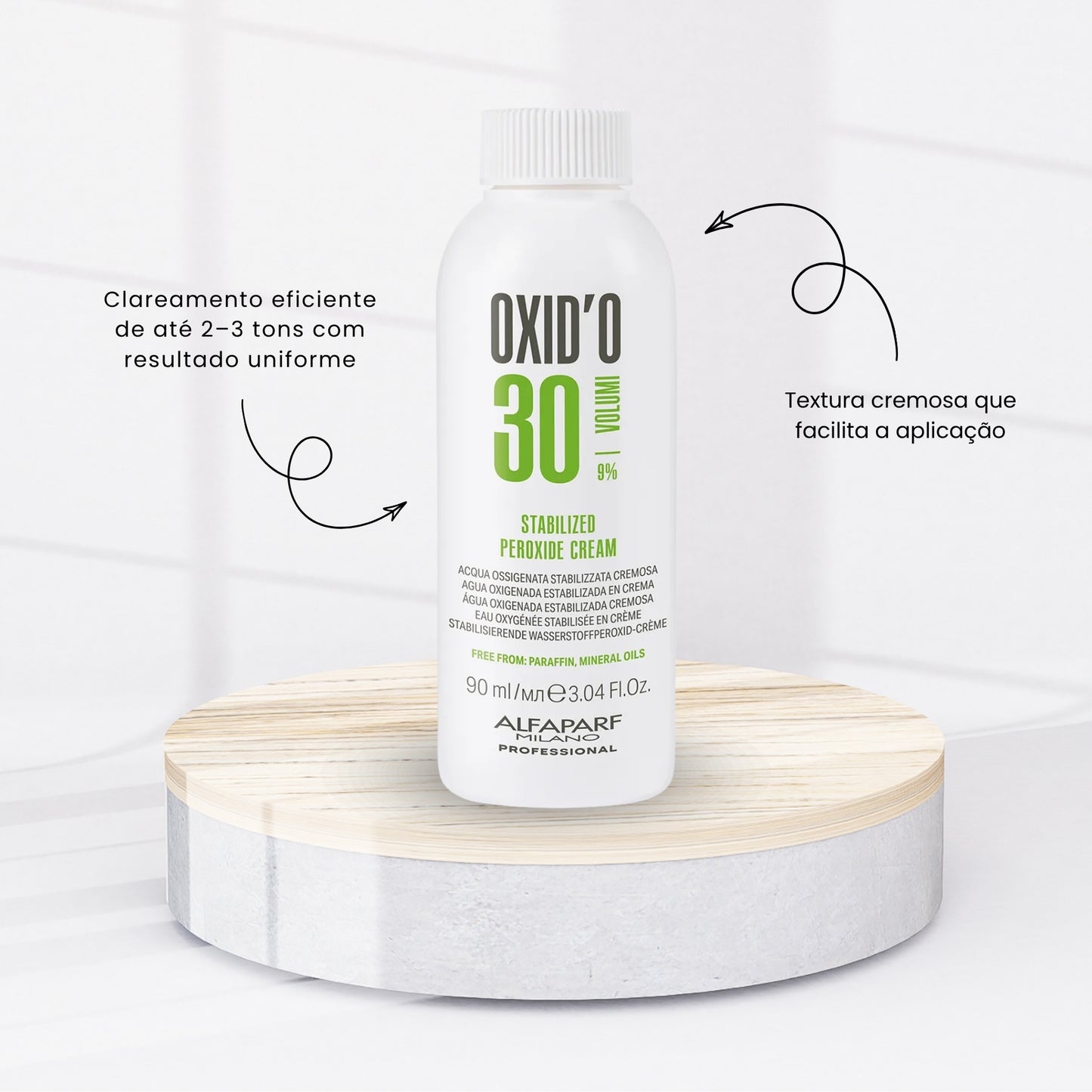 Agua Oxigenada Alfaparf Ox 90 ml 30 Volumes