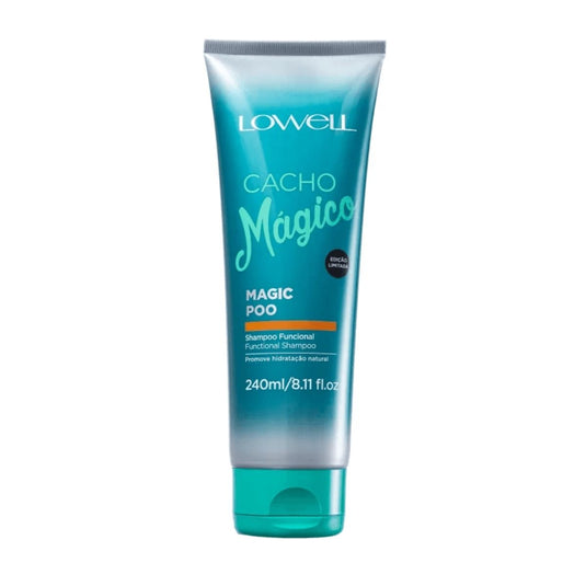 Shampoo Lowell Cacho Mágico Magic Poo sem Sulfato 240 ml