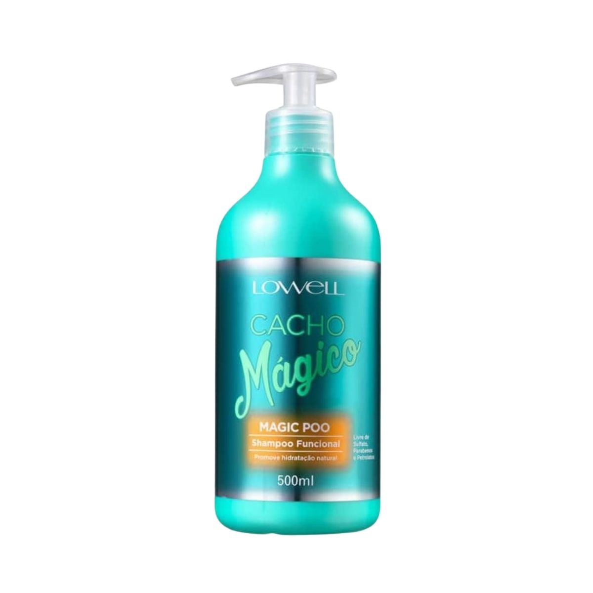 Shampoo Lowell Cacho Mágico Magic Poo sem Sulfato 500 ml
