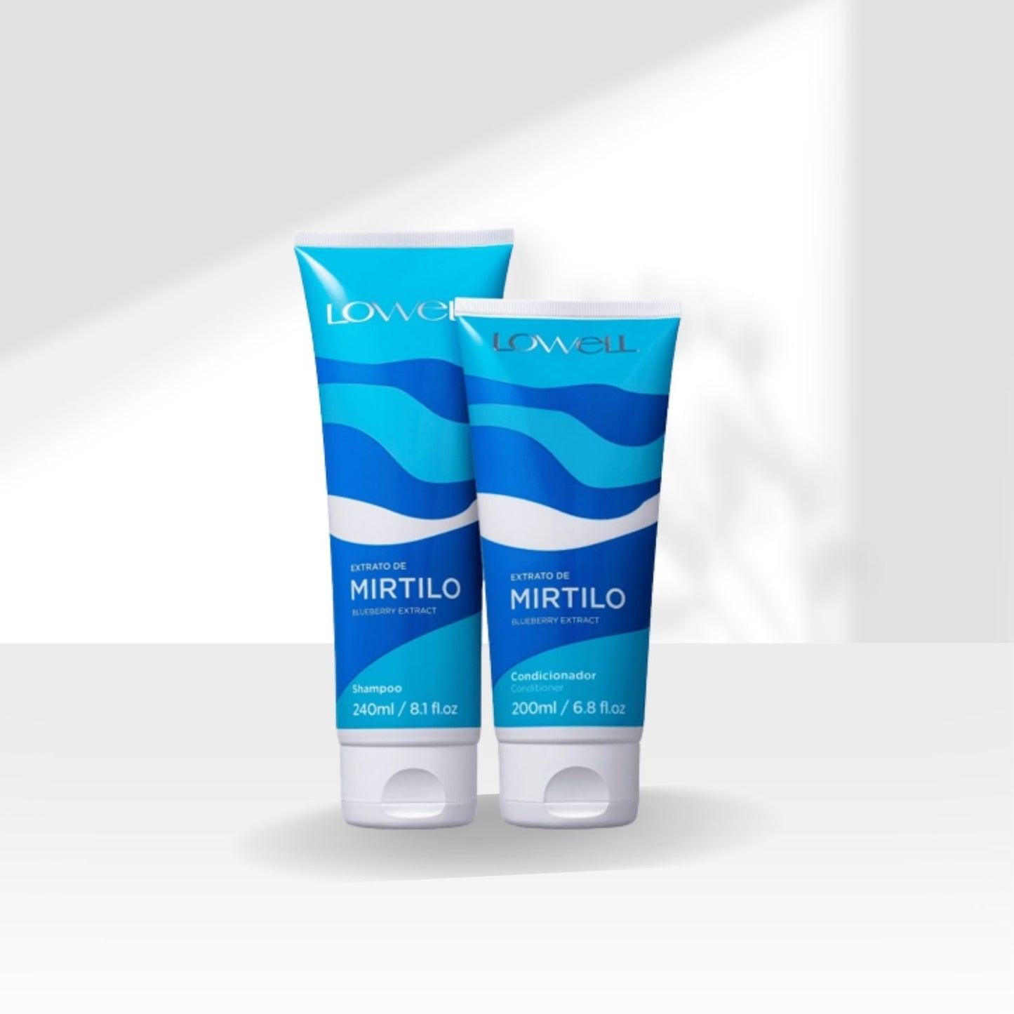 Kit Lowell Extrato de Mirtilo Shampoo 240 ml + Condicionador 200 ml