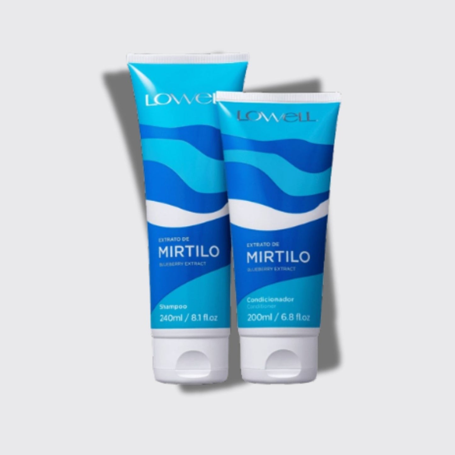 Kit Lowell Extrato de Mirtilo Shampoo 240 ml + Condicionador 200 ml