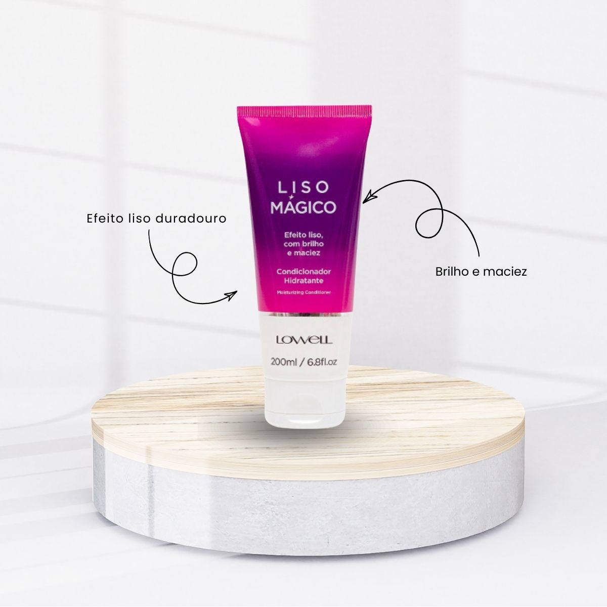 Condicionador Lowell Keeping Liss Liso Mágico 200 ml