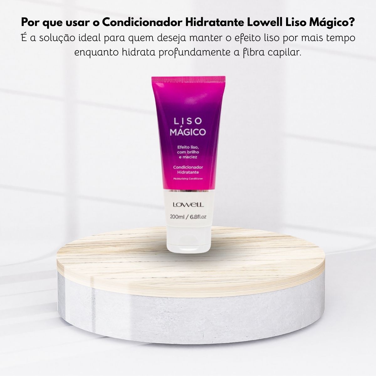 Condicionador Lowell Keeping Liss Liso Mágico 200 ml