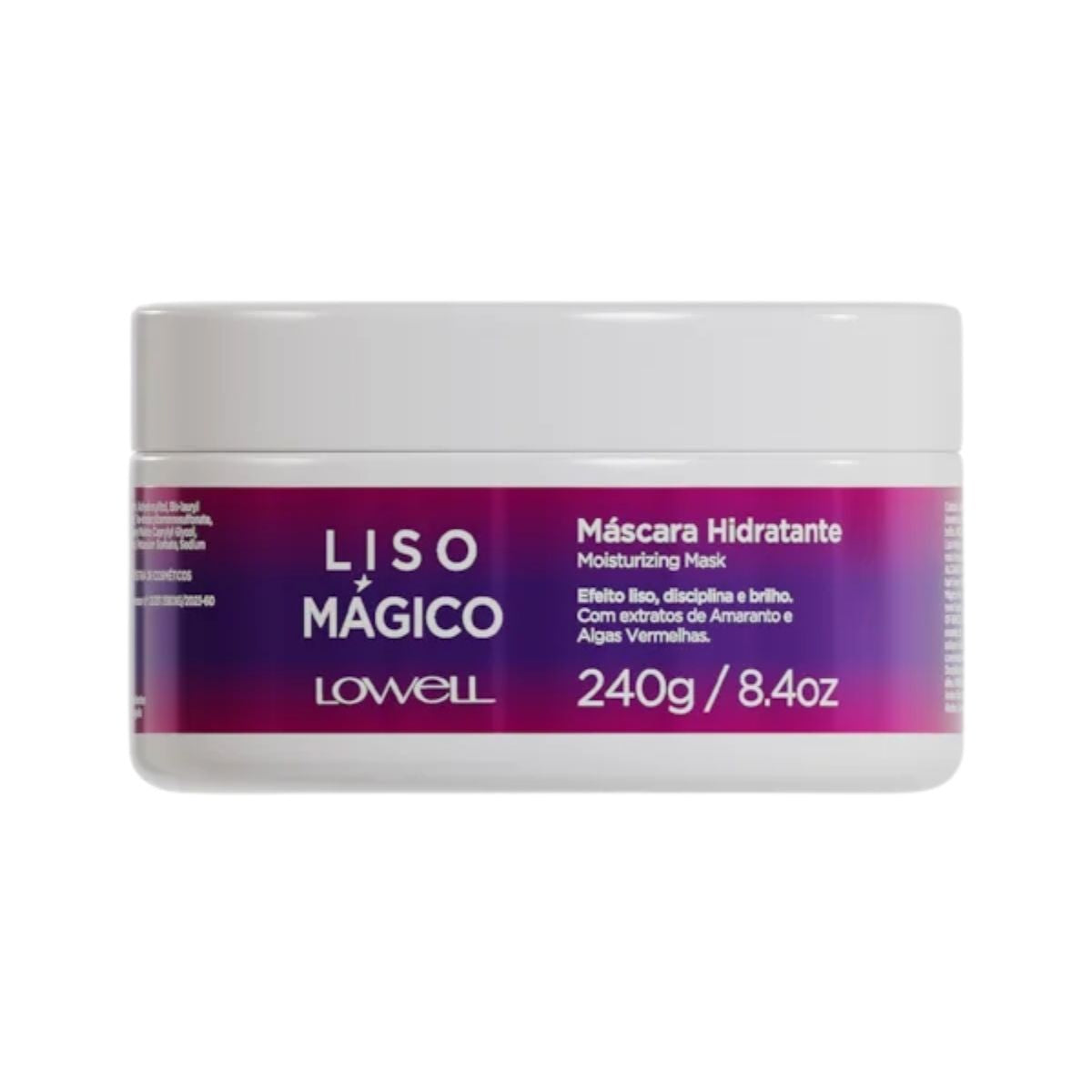 Máscara Lowell Keeping Liss Liso Mágico 240 g
