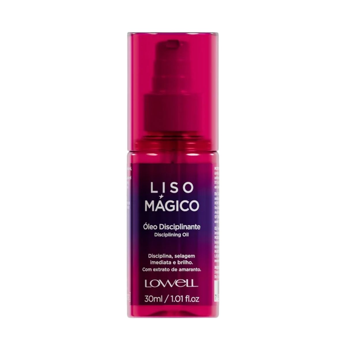 Oleo Capilar Lowell Keeping Liss Liso Mágico 30 ml