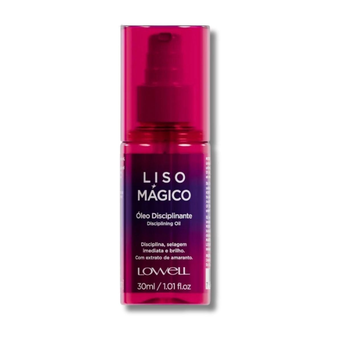 Oleo Capilar Lowell Keeping Liss Liso Mágico 30 ml