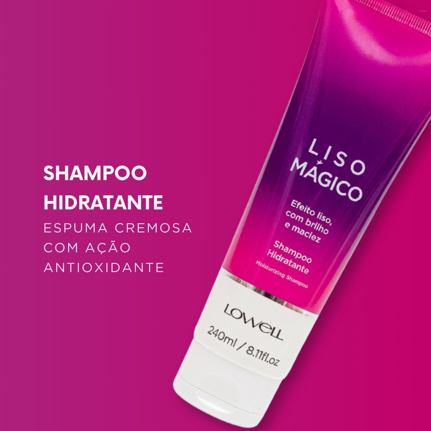 Kit Lowell Keeping Liss Liso Mágico Shampoo 240 ml + Condicionador 200 ml