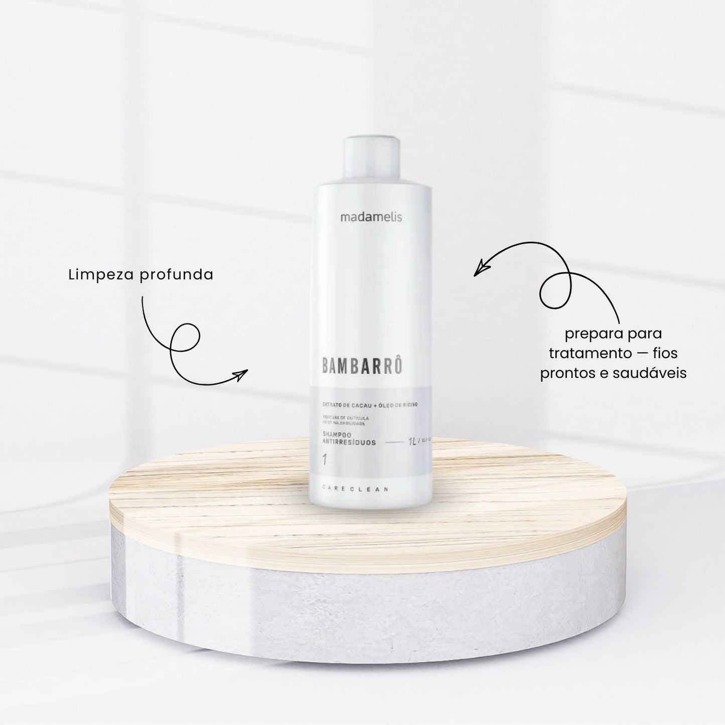 Kit Madamelis Bambarro Escova Progressiva (2 x 1 Litro)