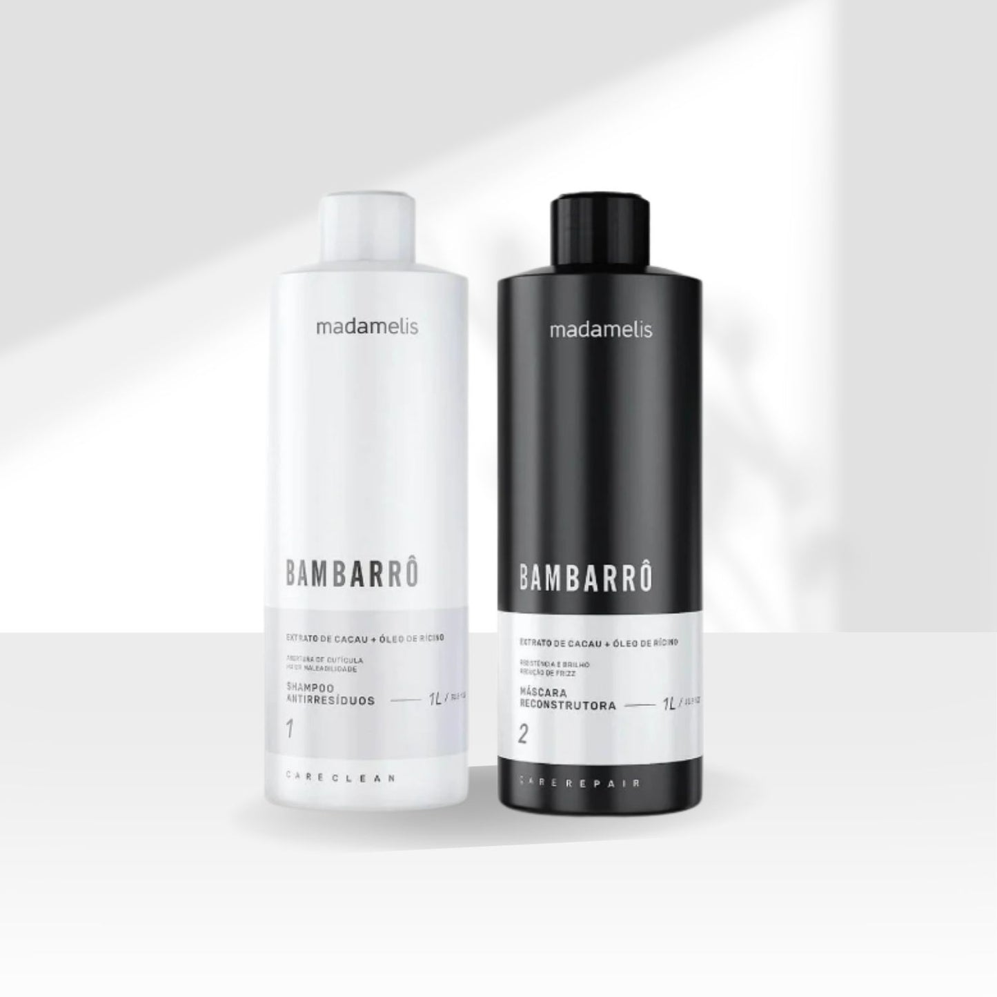 Kit Madamelis Bambarro Escova Progressiva (2 x 1 Litro)