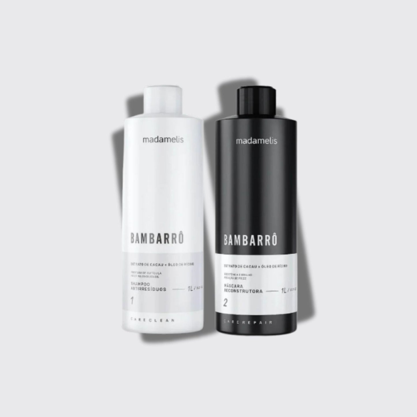 Kit Madamelis Bambarro Escova Progressiva (2 x 1 Litro)