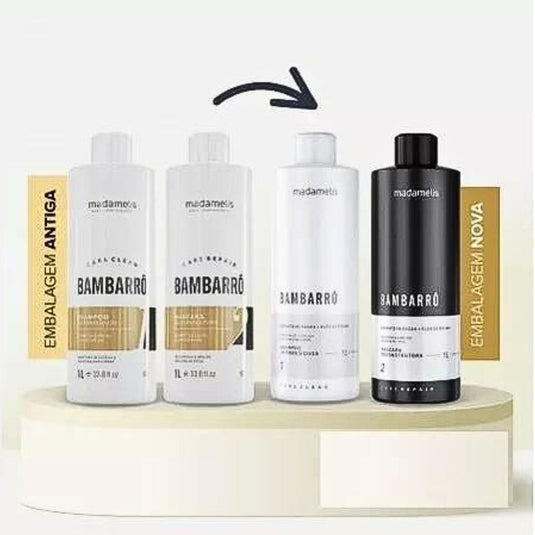 Kit Madamelis Bambarro Escova Progressiva 5 (2 X 1 Litro)