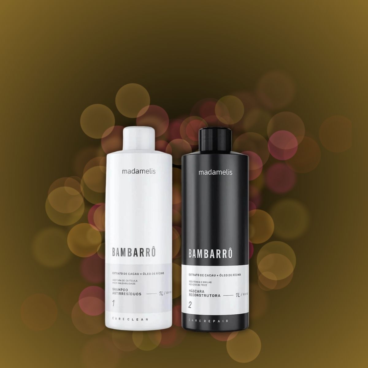 Kit Madamelis Bambarro Escova Progressiva 5 (2 X 1 Litro)