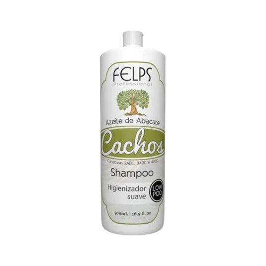 Shampoo Felps Cachos Azeite de Abacate para Cabelo Cacheado 500 ml