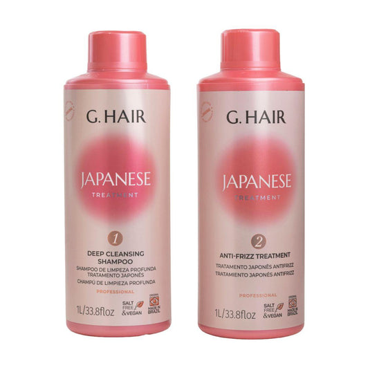 Progressiva G.Hair Escova Japonesa Tratamento Antifrizz (2 x 1 Litro)