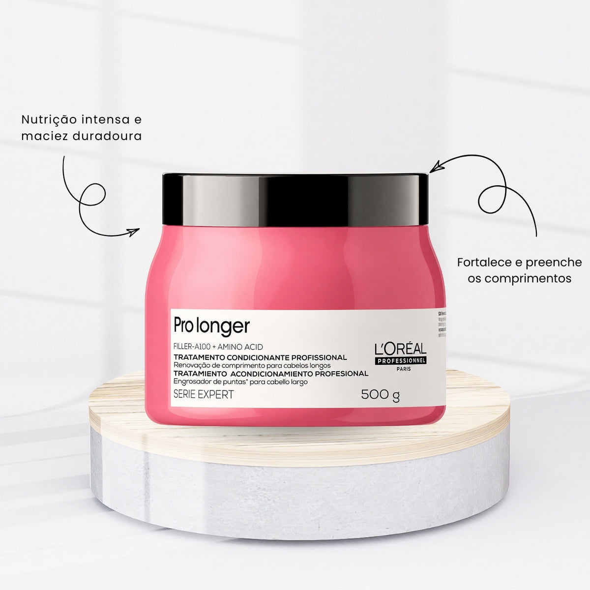 Máscara Loreal Pro Longer 500 g