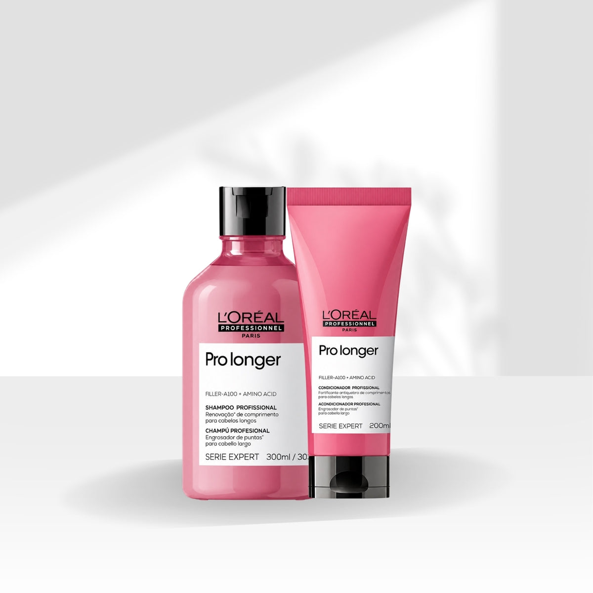 Kit Loreal Pro Longer Shampoo 300 ml + Condicionador 200 ml