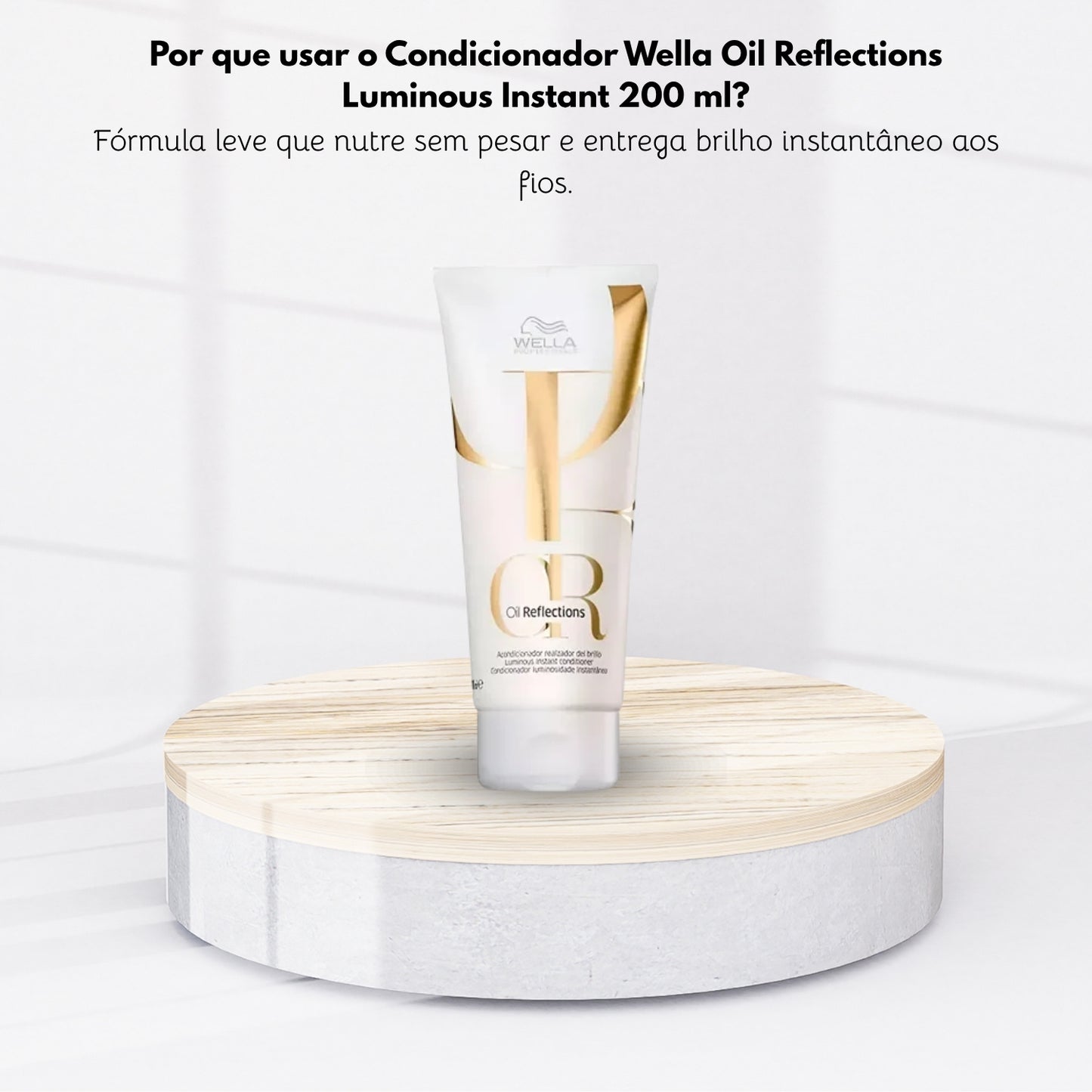 Condicionador Wella Oil Reflections Luminous Instant 200 ml